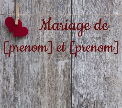 Etiquette Dragee Mariage Cadeau Coeur à imprimer