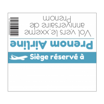 Carte Invitation Anniversaire Billet Avion Bleu Gratuit A Imprimer Carte 3105