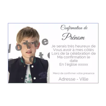 faire part invitation confirmation blanc elegant 