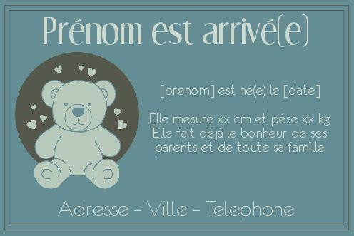 Faire Part Naissance Jouet Bebe virtuelle gratuit