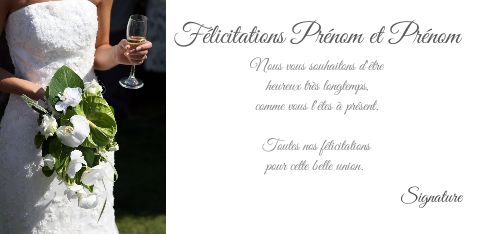 Felicitation Mariage Fleur gratuit à imprimer