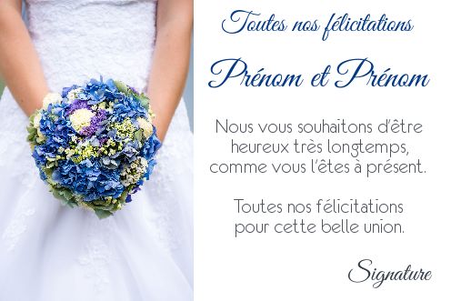 Carte Felicitation Mariage Fleur Bleu Blanc Gratuit A Imprimer Carte 493