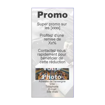 affiche flyer garage main 