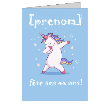 Invitation Anniversaire Licorne A Imprimer