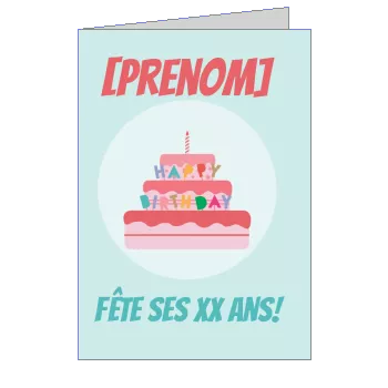 Ballon Enfant Gateau virtuelle