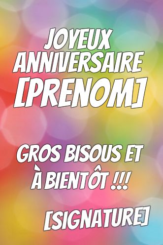 Carte Joyeux Anniversaire Abstrait Jaune virtuelle gratuit
