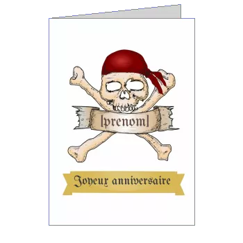 Enfant Garcon Pirate à imprimer