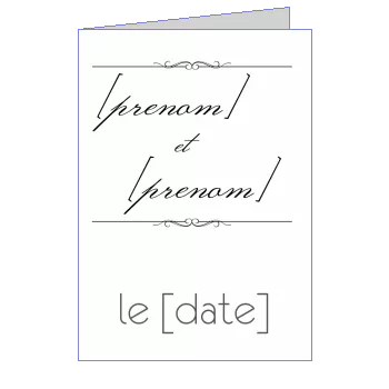 Faire Part Mariage à imprimer