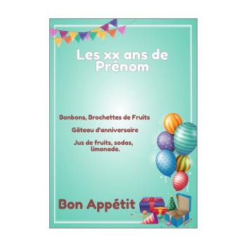 Carte Invitation Anniversaire Cadeau Enfant Ballon A Imprimer Carte 2813