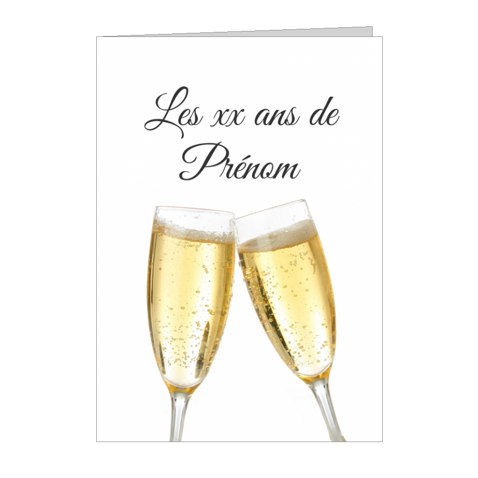 Fetes Occasions Speciales Carte De Vœux Joyeux Anniversaire Temps De Champagne Ne34 Fabulous 60 Cartes De Voeux Papeterie