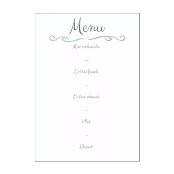 menu bapteme blanc 