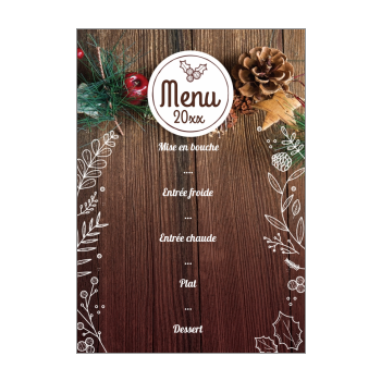 Menu De Noel A Imprimer Gratuit