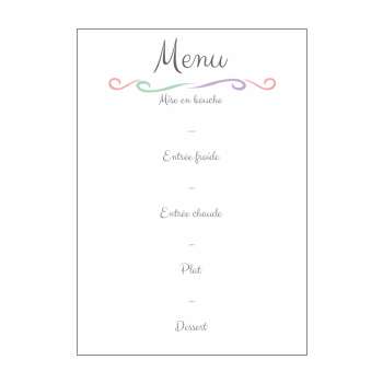 Menu De Nouvel An A Imprimer Gratuit