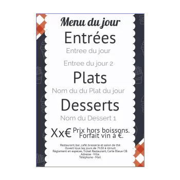 carte menu restaurant snack food truck hamburger gris 