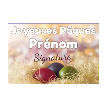 Carte Joyeuses Pâques Religieuses — 8 Cartes Pliées ➽ 3 Formats Dispos —  Carte Vive Pâques : : Fournitures de bureau