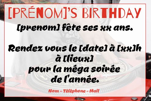 Soiree gratuit à imprimer