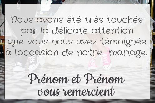Remerciement Mariage Merci gratuit à imprimer