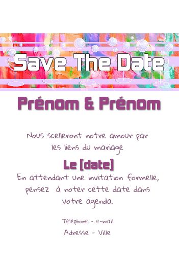 Mariage Save The Date Champagne gratuit à imprimer