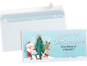 Nos enveloppes de Noël décorées, à imprimer gratuitement