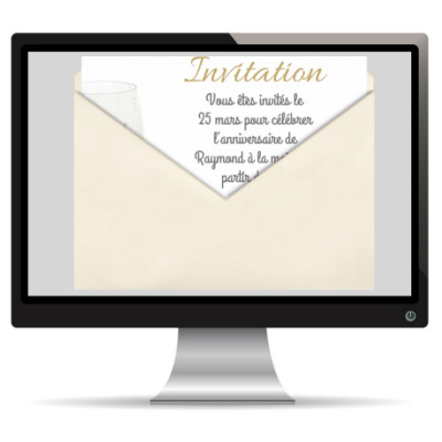 invitation d'anniversaire par e-mail