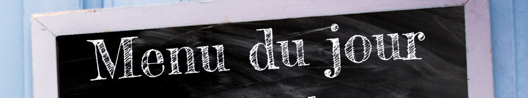 Menu du jour pour restaurant à Imprimer